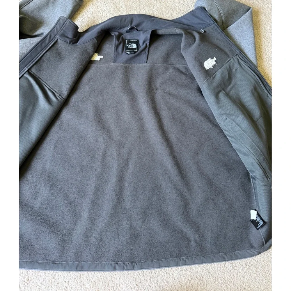 The North Face Softshell Jacket Mens WindWall Full Zip Gray XXXL